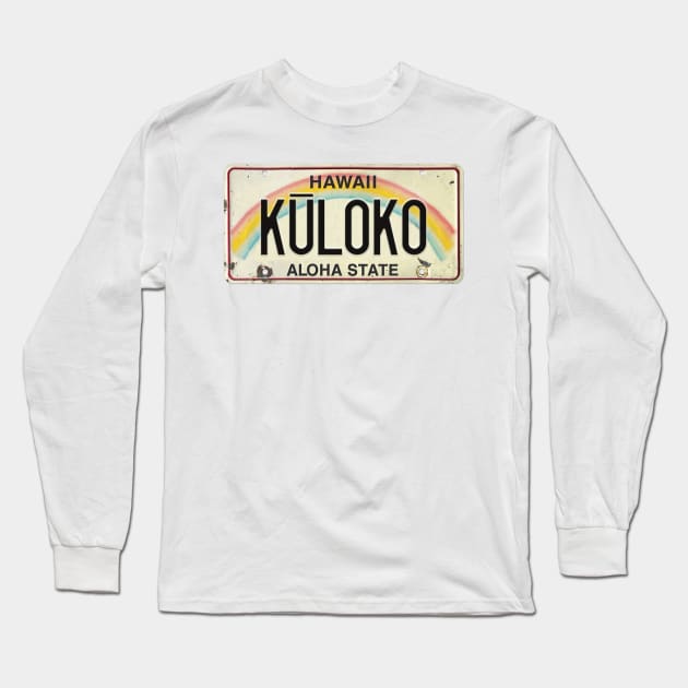 Kuloko Long Sleeve T-Shirt by HaleiwaNorthShoreSign